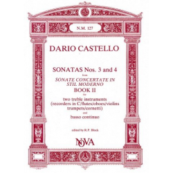Sonatas nos.3+4 for 2 treble - Dario Castello