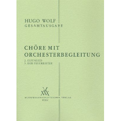 Chöre mit Orchesterbegleitung Band 2,3 - Hugo Wolf