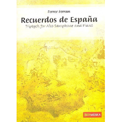 Recuerdos de Espana : for alto saxophone - Ferrer Ferran