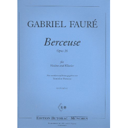 Berceuse op.16 für Violine und Klavier - Gabriel Fauré