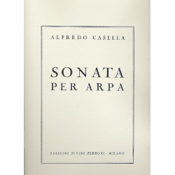 Sonate für Harfe (1943) - Alfredo Casella Lavagnino