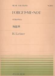 Forget me not op.160,6 für Klavier - Heinrich Lichner