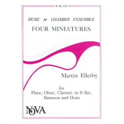 4 Miniatures for flute, oboe, clarinet - Martin Ellerby