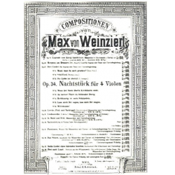 Nachtstück op.34 - Max Weinzierl