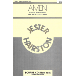 AMEN (TTBB) Chorpartitur - Jester Hairston