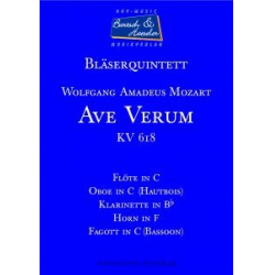 Ave Verum, KV 618 - Wolfgang Amadeus Mozart / Arr. Achim Graf Peter Welte