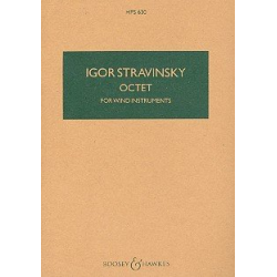 Octet for Wind Instruments (Partitur) - Igor Strawinsky
