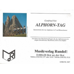 Alphorn-Tag (Konzertstück für 4 Alphörner in F & Blasorchester) - Gottfried Veit