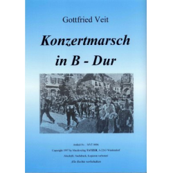 Konzertmarsch in Bb-Dur - Gottfried Veit