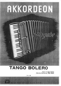 Tango Bolero : für Akkordeon