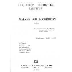 Walzer for Accordeon - Akkordeonorchester - Einzelstimme - Diverse / Arr. Hans Rauch