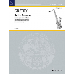 SUITE ROCOCO POUR VIOLONCELLE ET - Andre Ernest Modest Gretry / Arr. Paul Bazelaire