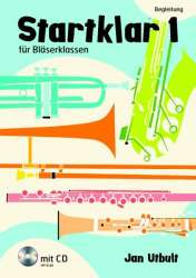 Startklar Band 1 für Bläserklassen -  Begleitung (Klavier/Keyboard/Gitarre)(+CD) - Jan Utbult