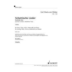 Weber, Carl Maria von : Schottische Lieder WeV U.16 - Carl Maria von Weber