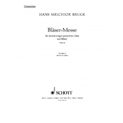 BLAESER-MESSE : FUER GEM CHOR (SAB) - Hans Melchior Brugk