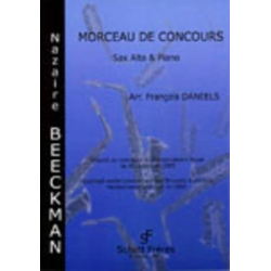Morceau de concours pour saxophone - Nazaire Beeckmann / Arr. Francois Daneels