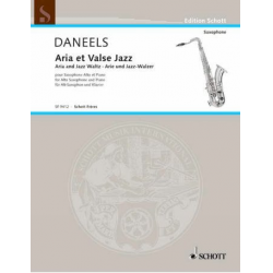 Aria et valse jazz pour saxophone alto - Francois Daneels