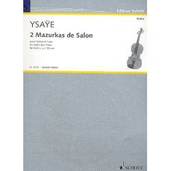 2 Mazurkas de salon - Eugène Ysaye