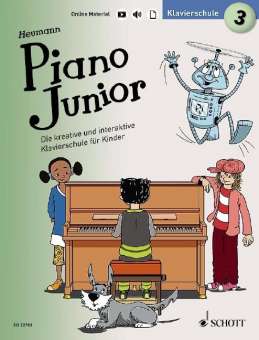 Piano junior - Klavierschule Band 3 (+Online-Material)
