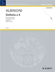 Sinfonia a 4 : für Streicher - Tomaso Albinoni / Arr. Walter Kolneder