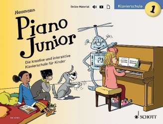 Piano junior - Klavierschule Band 1 (+Online-Material) - Hans-Günter Heumann