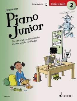 Piano junior - Theoriebuch Band 3 (+Online-Material)