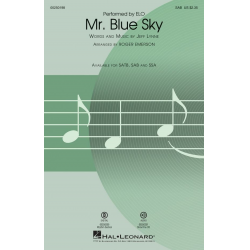 Mr. Blue Sky (SAB) - Jeff Lynne / Arr. Roger Emerson