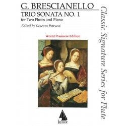 Trio Sonata No. 1 for Two Flutes & Basso Continuo - Giuseppe Antonio Brescianello / Arr. Ginevra Petrucci