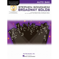 Stephen Sondheim Broadway Solos - Alto Saxophone - Stephen Sondheim