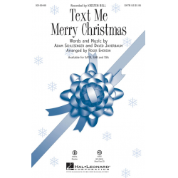 Text Me Merry Christmas - Adam Schlesinger / Arr. Roger Emerson