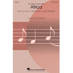 Africa - David Paich & Jeff Porcaro (Toto) / Arr. Philip Lawson