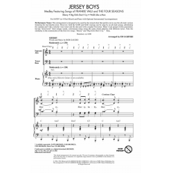 Jersey Boys (Medley) ShowTrax CD - Bob Crewe / Arr. Ed Lojeski
