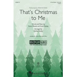 That's Christmas to Me - Kevin Olusola / Arr. Audrey Snyder