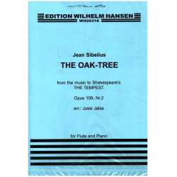 THE OAK-TREE OP.109,2 : FOR FLUTE - Jean Sibelius
