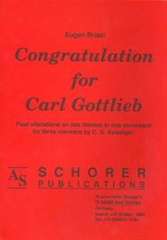 Congratulation for Carl Gottlieb