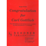 Congratulation for Carl Gottlieb - Eugen Brixel