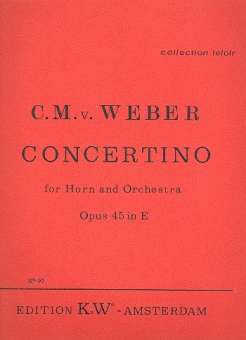 Concertino e-Moll op.45 für Horn in E