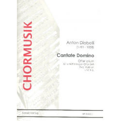 Cantate Domino für gem Chor (SAB), - Anton Diabelli