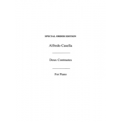 2 Contrastes for piano - Alfredo Casella Lavagnino