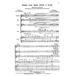 When You Wish Upon a Star - Ned Washington / Arr. Ulf Wesslén