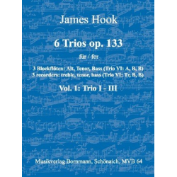6 Trios op.133 Band 1 (Nr.1-3) - James Hook