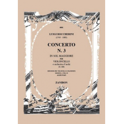 Konzert Nr.3 G-dur G480 für Violoncello - Luigi Boccherini