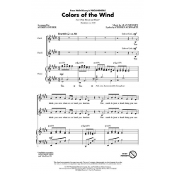 Colors of the Wind - Alan Menken & Stephen Schwartz / Arr. Audrey Snyder