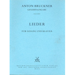 Lieder für Gesang und Klavier - Anton Bruckner