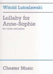 Lullaby for Anne-Sophie - Witold Lutoslawski