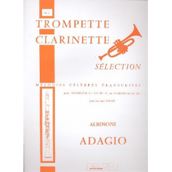 Adagio pour trompette (clarinette) - Tomaso Albinoni