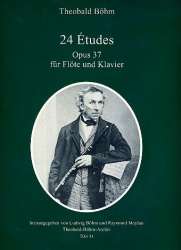 24 Études op.37 für Flöte und Klavier - Theobald Boehm / Arr. Ludwig Böhm