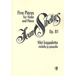 5 Stücke op.81 - Jean Sibelius