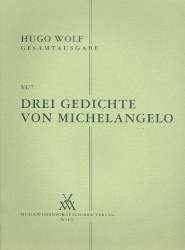 3 Gedichte von Michelangelo - Hugo Wolf