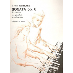 Sonate op.6 für Klavier zu 4 Händen - Ludwig van Beethoven